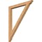 Ekena Millwork Traditional Traditional Smooth Bracket, Western Red Cedar, 3 1/2"W x 40"D x 48"H BKT04X40X48TRA01SWR - alternate 1